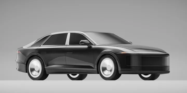 black premium car